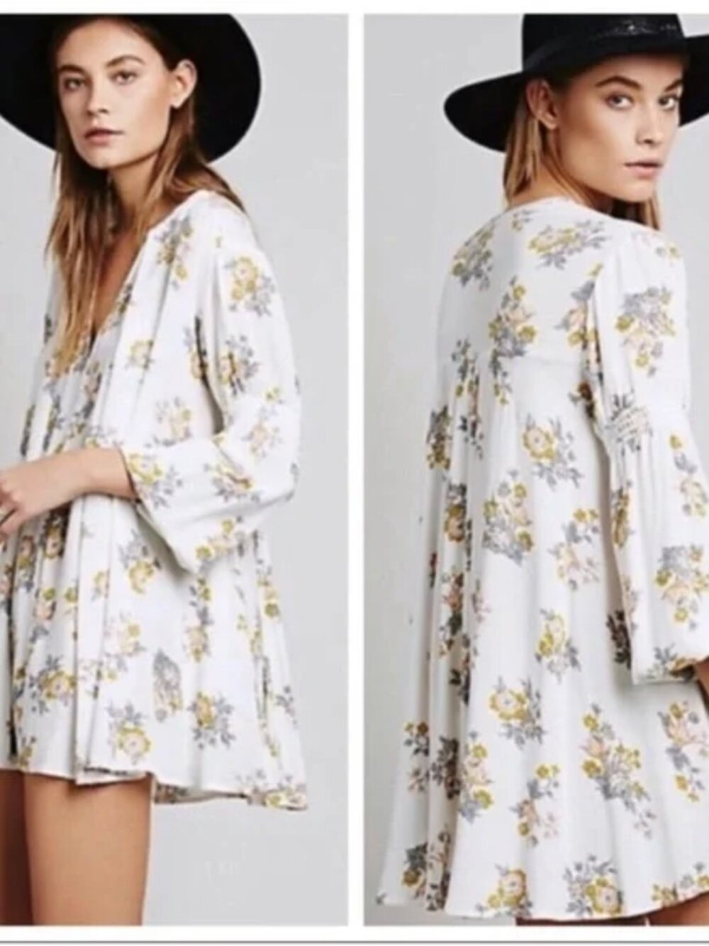 Fress People Floral tunic dress